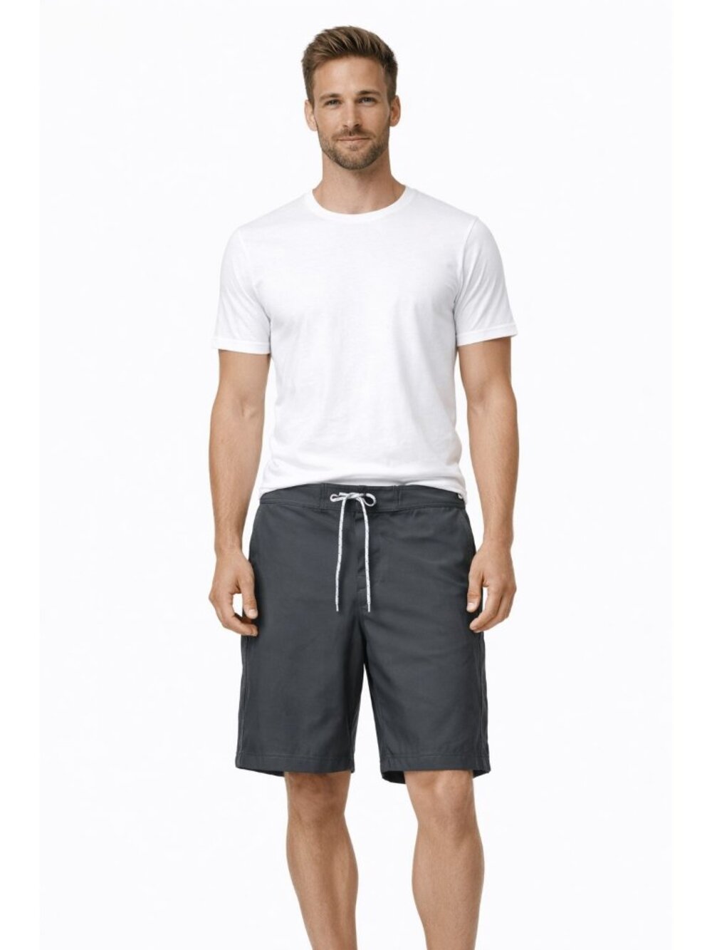 Essentials Short Mens Size 40 Grey Quick Bermuda One Pocket Drawstring